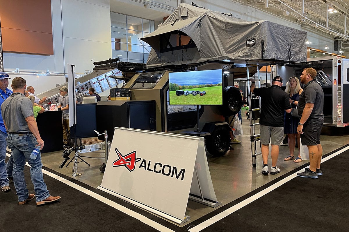 Inside the 2022 NATDA Trailer Show with ALCOM trailers