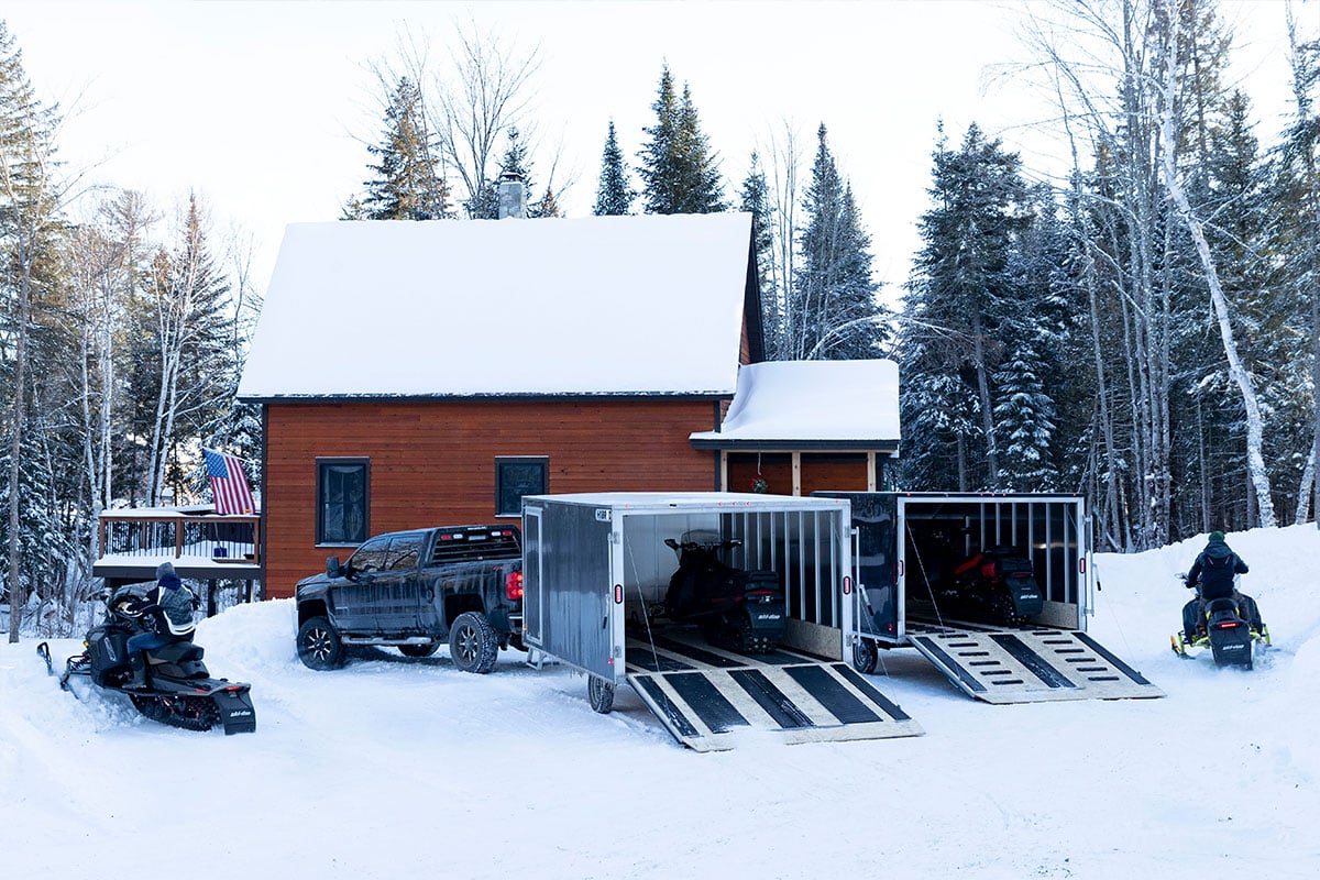 Enclosed vs. Open Snowmobile Trailers Buyer's Guide